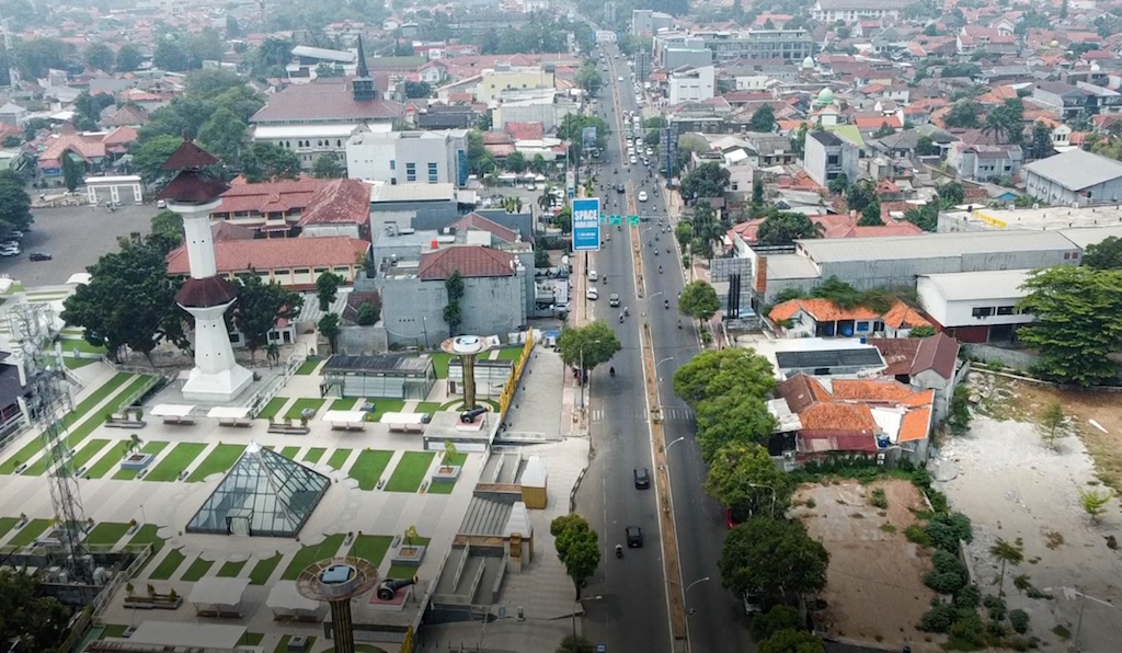 Tampak atas bangunan